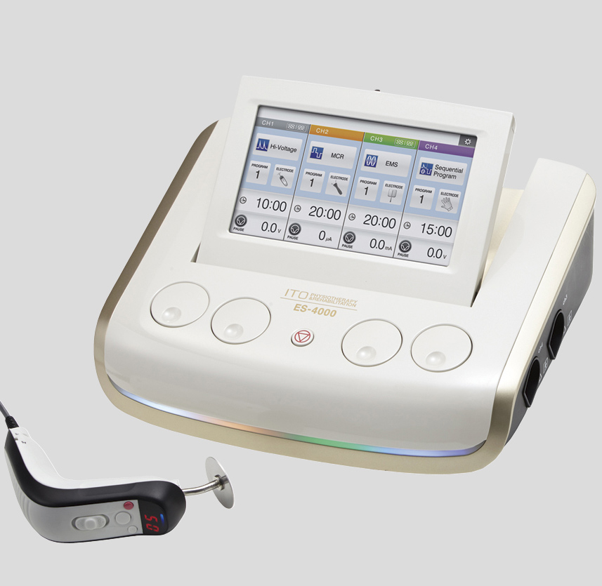低周波治療器 ES-4000 - 低周波治療器 - 低周波・中周波治療器 - メディカル | きゅあねっと／株式会社サンポー